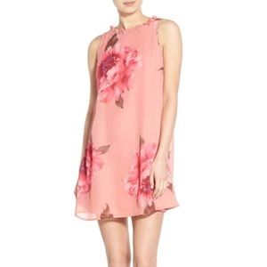 Way- In Pink Floral Shift Dress from Nordstrom- M